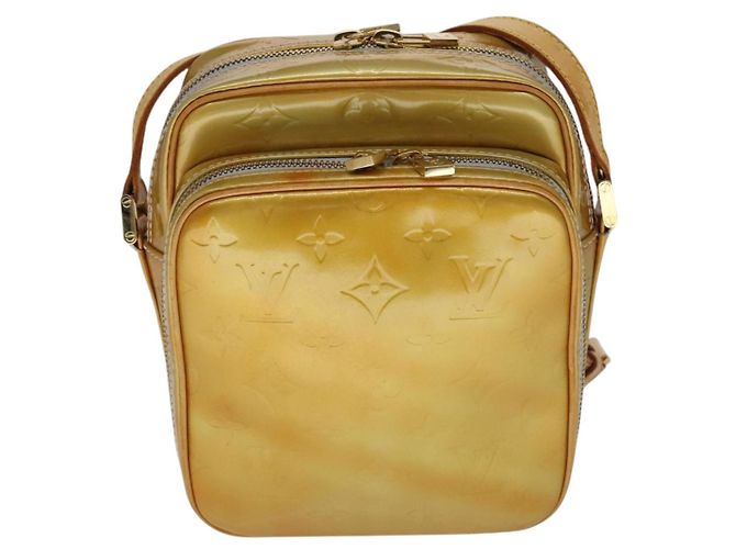 Louis Vuitton Wooster Monogram Vernis Giallo