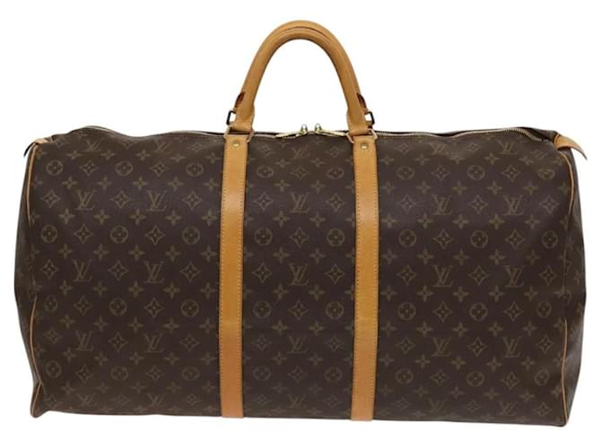 Louis Vuitton Keepall Bag Monogram Canvas 60 Brown Cloth  ref.2501278