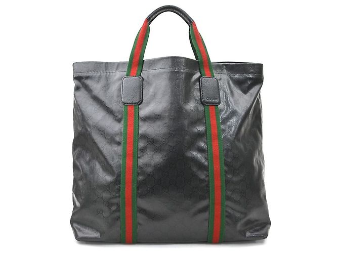 Borsa a mano nera da uomo Gucci Nero