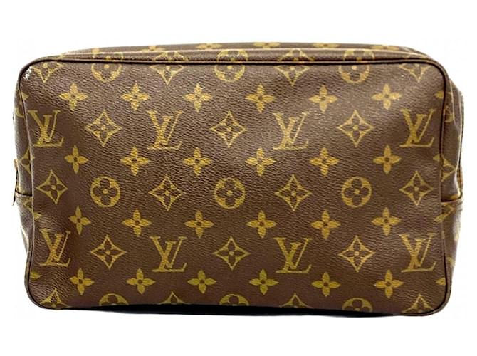 Louis Vuitton Monogram True Toilet Wallet 28 Brown  ref.2502534