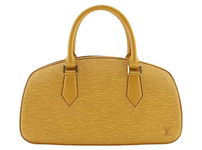 Sac Jasmin Louis Vuitton en cuir Epi Jaune