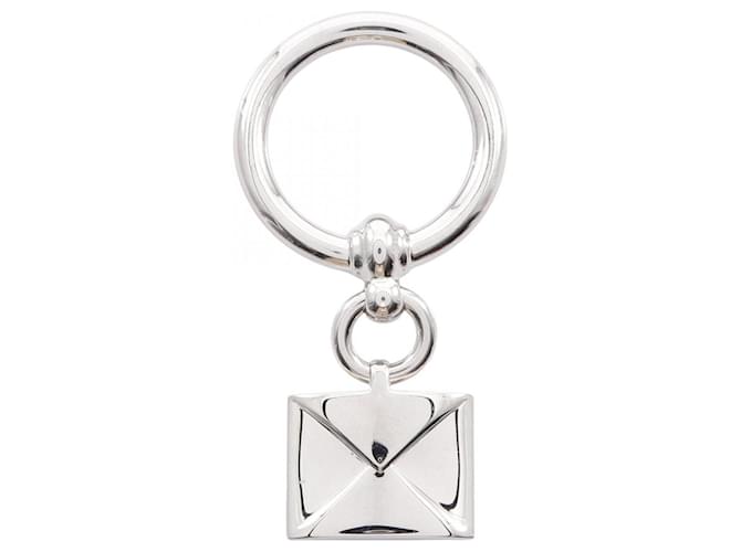 Ring Bague à Écharpe en Argent Hermès Métal Argenté  ref.2502758