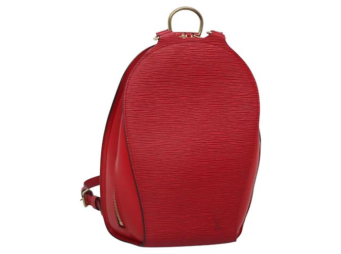 LOUIS VUITTON Epi Mabillon Backpack Castilian Red M52237 LV Auth ep10752