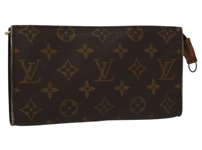 LOUIS VUITTON Monogram Bucket GM Accessory Pouch LV Auth 142422