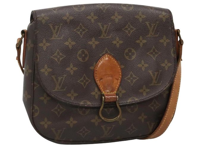 LOUIS VUITTON Bolsa de Ombro Monogram Saint Cloud GM M51242 LV Auth 142236 Monograma