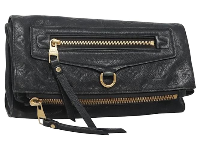 LOUIS VUITTON Monogram Empreinte Pettyant Clutch Bag Anfini M93425 Auth 140503  ref.2503485
