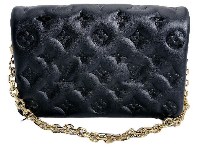 Borsa a Spalla Pochette Coussin Monogram Louis Vuitton Nero