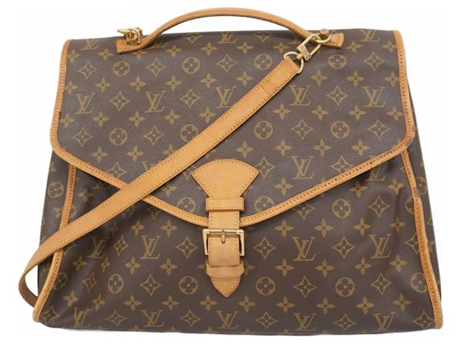 Louis Vuitton Monogram Beverly Handbag Brown  ref.2504655