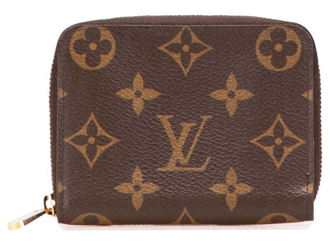 Monedero Zippy Monogram de Louis Vuitton Castaño Monograma