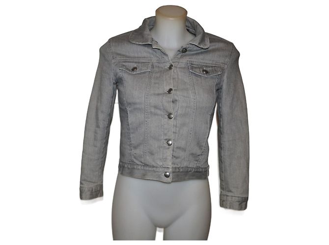 Giacca imbottita Chloé grigia in cotone Grigio