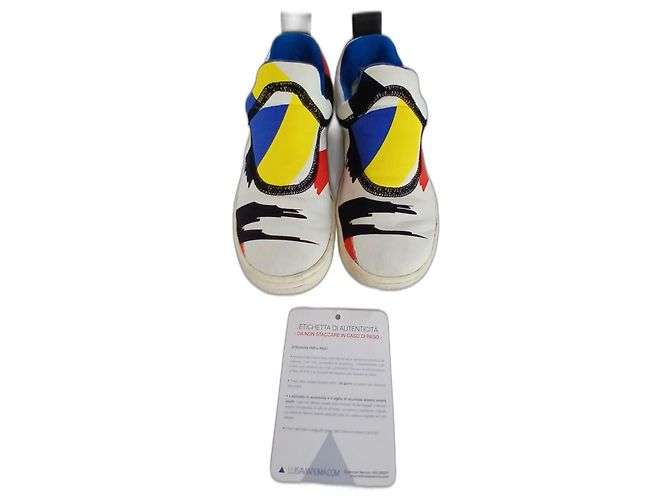 Autre Marque Moa Master of Arts Mondrian Sneaker weiß Scuba Mehrfarben