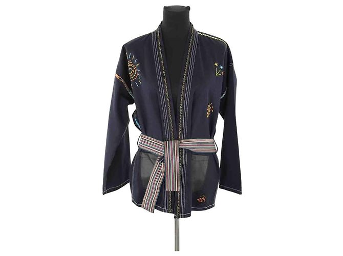 Autre Marque Giacca Monoki in cotone nera Nero