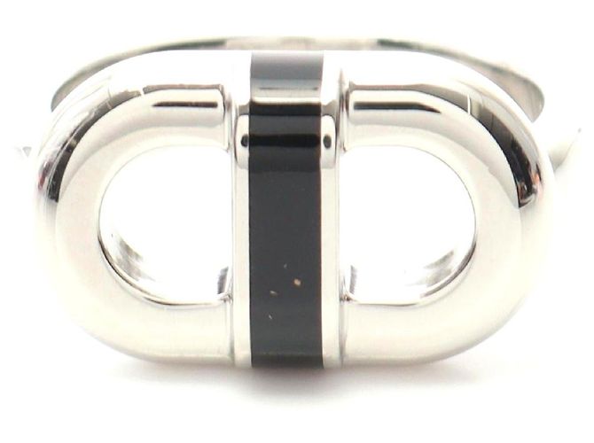 Ring Anello in acciaio inossidabile nero Hermès