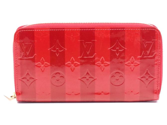 Louis Vuitton Zippy Wallet Monogram Vernis Red Enamel  ref.2508221