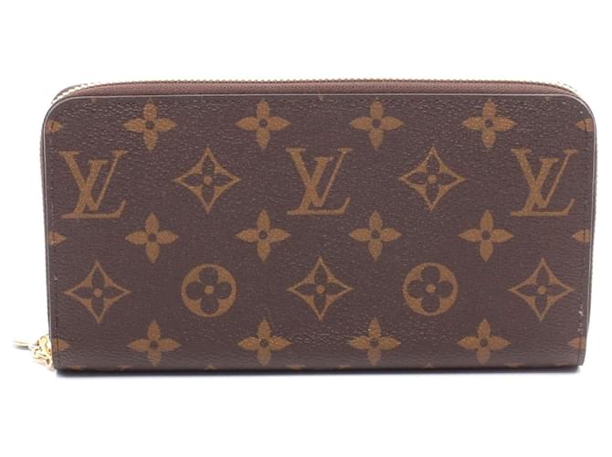 Louis Vuitton Zippy Wallet Monogram Brown Cloth  ref.2508244