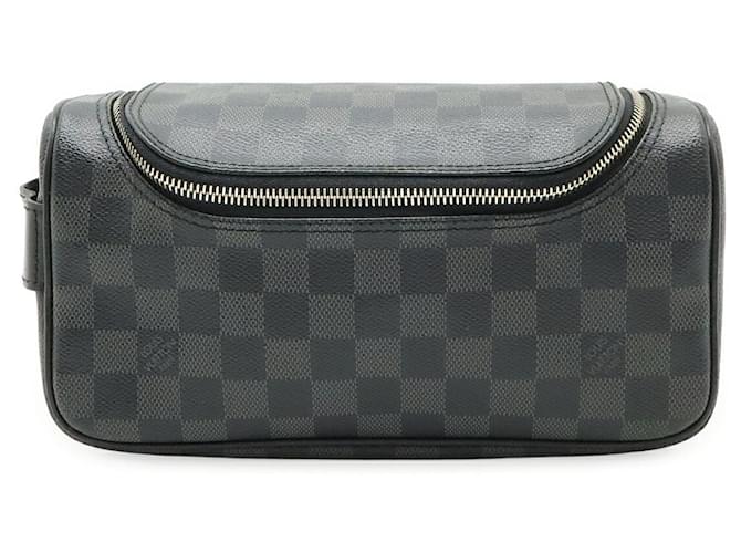 Louis Vuitton Toiletry Pouch Damier Graphite Travel Pouch Black Cloth  ref.2509592