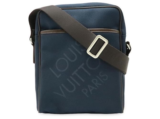 Louis Vuitton Citadan NM Damier Geant Shoulder Bag Blue Cloth  ref.2509911