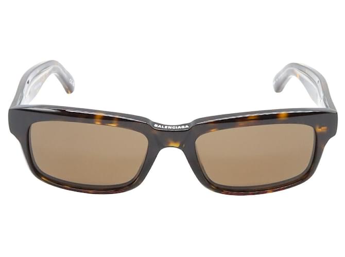 Everyday Óculos de sol Balenciaga BB0345S-002 Marrom Plástico  ref.2510113