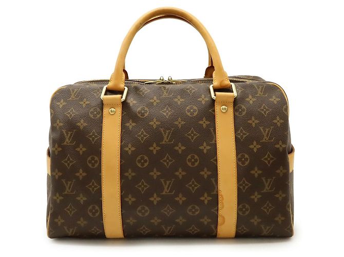Borsa da viaggio Monogram Carryall Louis Vuitton Marrone