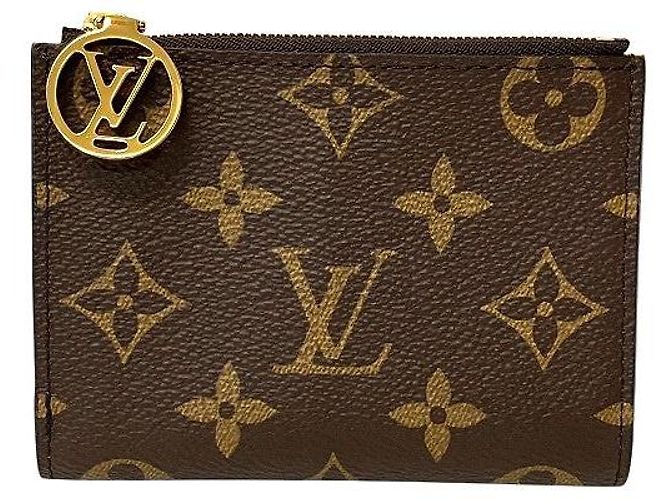 Slender Portefeuille Compact Monogram Lisa de Louis Vuitton Marron