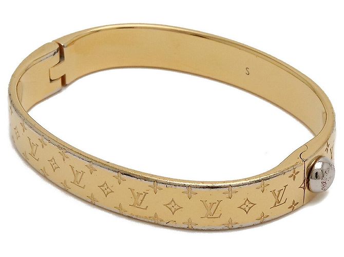 Pulseira GP Nanogram Louis Vuitton M00251 Dourado Metálico