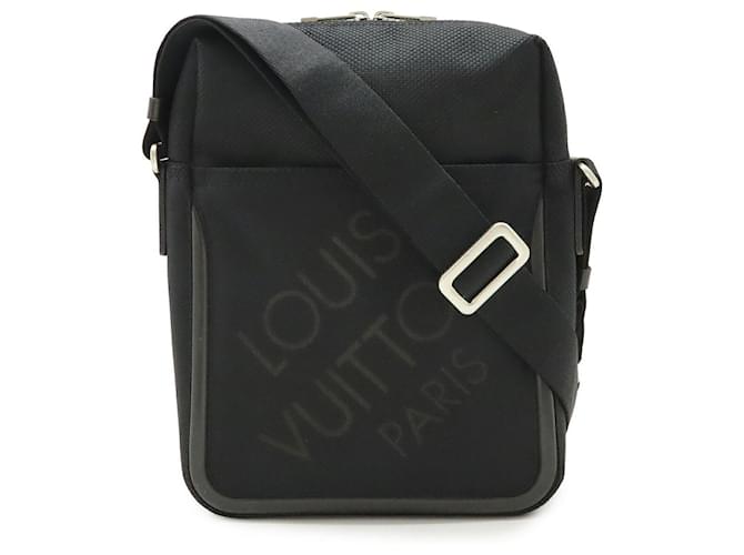 Louis Vuitton Citadan Damier Geant Shoulder Bag Black Cloth  ref.2512306