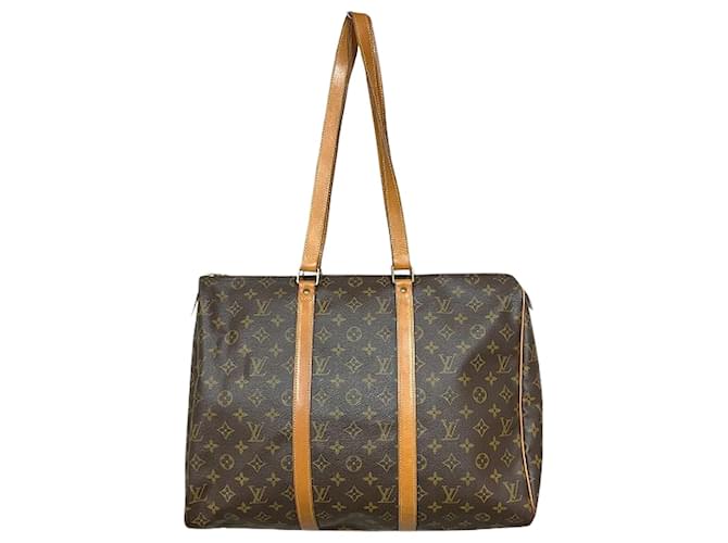 Louis Vuitton Flanerie 45 Monogram Tote Bag Brown Cloth  ref.2512659