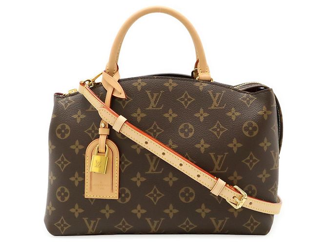 Sac 2 en 1 Petit Palais Monogram Louis Vuitton Marron