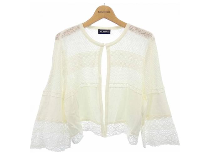Autre Marque PLATINE Cardigan White Cotton  ref.2513445