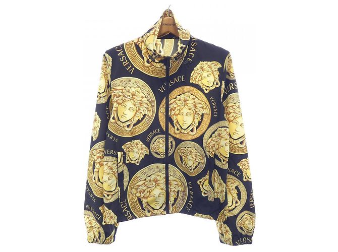Blusón Versace A88427 1F00539 Negro Amarillo 