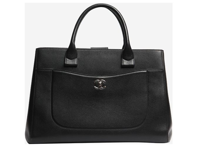 Chanel Bolsa shopper Neo Executive preta 2017 Preto
