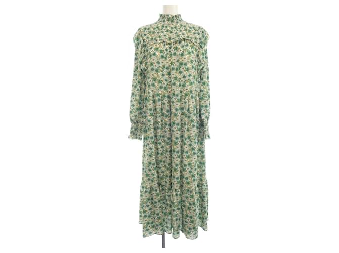 Autre Marque Jill Stuart Dress White Green Cotton  ref.2514118