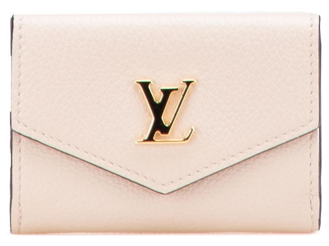 Carteira Lock Mini Tri-fold Louis Vuitton Cinza