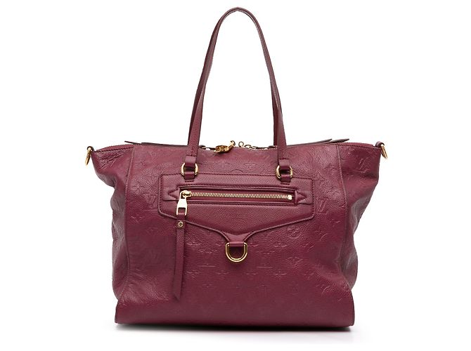 Louis Vuitton Monogram Empreinte Lumineuse PM Rouge Bordeaux