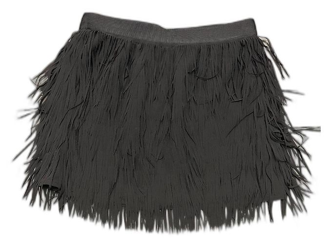 Pinko Rock in Schwarz aus Polyester mit Fransen