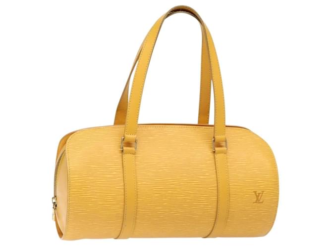 LOUIS VUITTON Epi Soufflot Hand Bag Yellow M52229 LV Auth 140979 Leather  ref.2514966