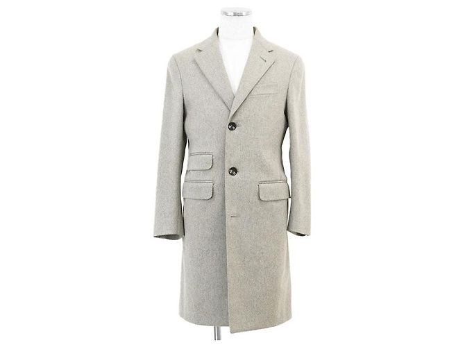 Autre Marque Boglioli Wollmantel Beige