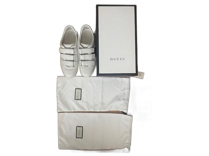 Sneakers Gucci Grip-Strap Bianco