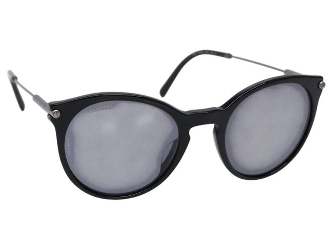 Bulgari Occhiali da sole BVLGARI Plastica Nera Auth BA5369V Nero