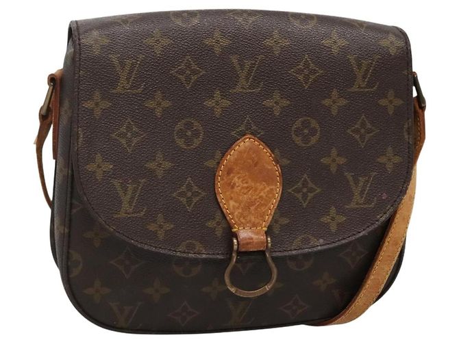 LOUIS VUITTON Bolsa de Ombro Monogram Saint Cloud GM M51242 LV Auth 142277 Monograma