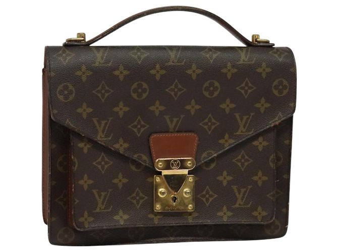 LOUIS VUITTON Monogram Monceau 28 Handtasche M51185 LV Auth bs29299 Monogramm