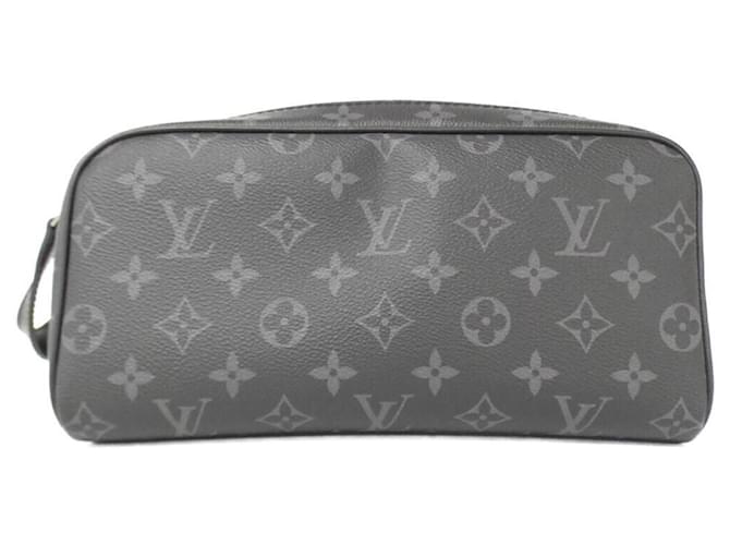 Necessaire Monogram Eclipse Louis Vuitton Preto Lona  ref.2516431