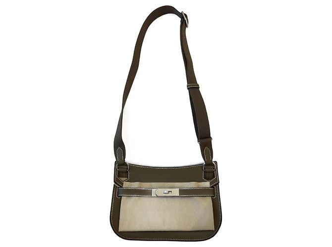 Jypsiere Bolsa Hermès de couro marrom