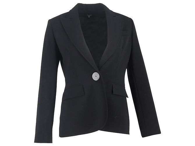 Joseph Single Button Blazer in Black Polyester