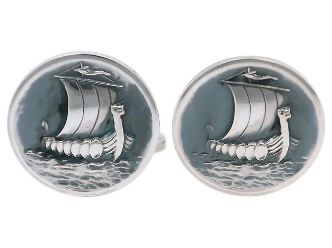 Autre Marque Gemelli in argento 925 Georg Jensen Nave