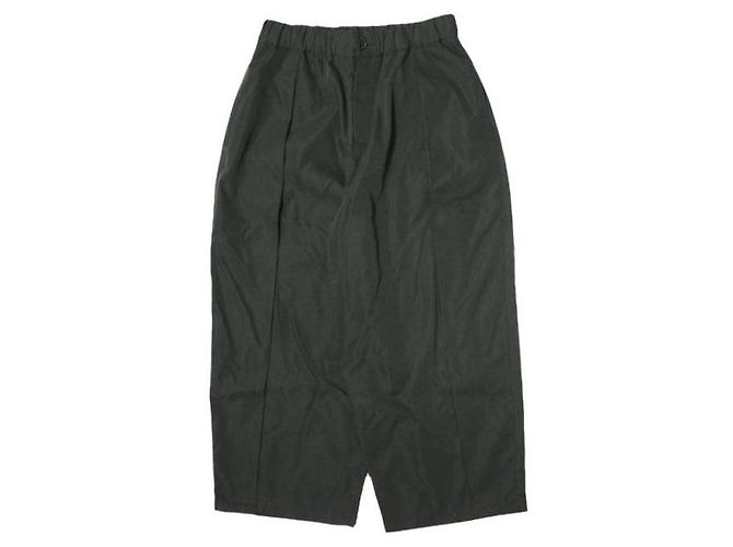 Autre Marque Tuck 1 Weite Easy Pants aus Polyester Schwarz