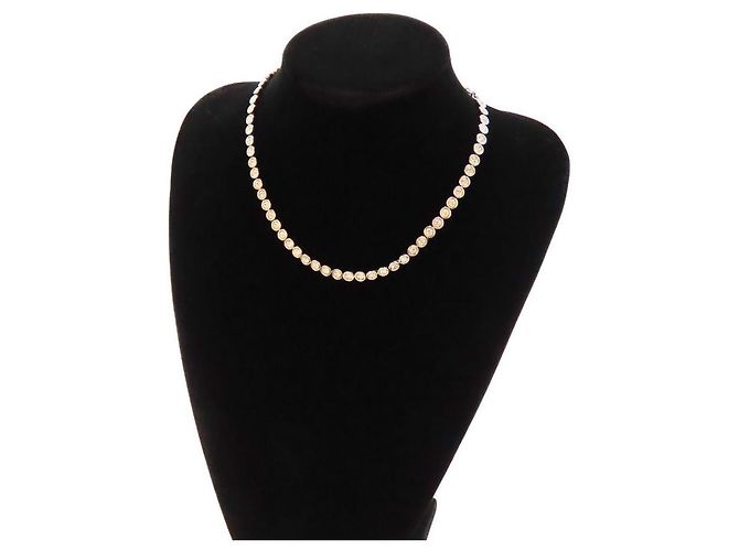 Colar de cristal Swarovski Prata
