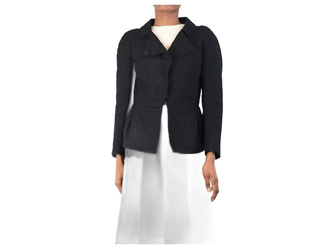 Marni Black alpaca jacket - size UK 6