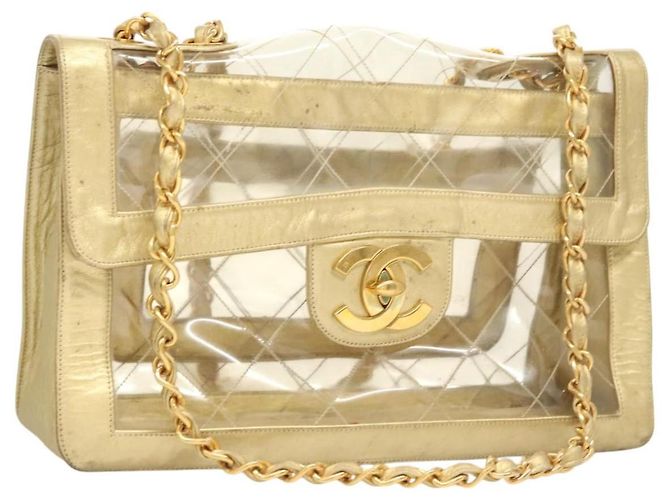 Chanel Vinile trasparente PVC Grande
