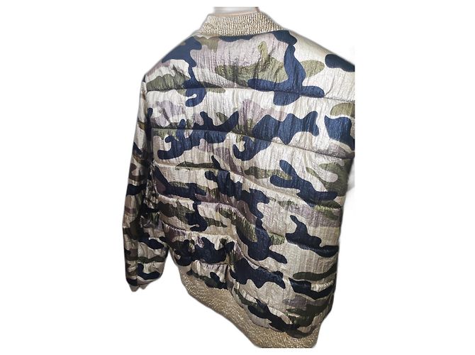 Giacca reversibile oro e camo Zapa D'oro